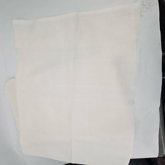 Lot of Blank Tablecloths for Cross Stitch Embroidery Needlepoint Cream Polyester - Picture 3 of 9